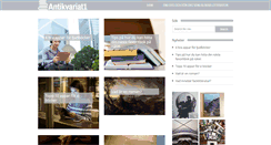 Desktop Screenshot of antikvariat1.se
